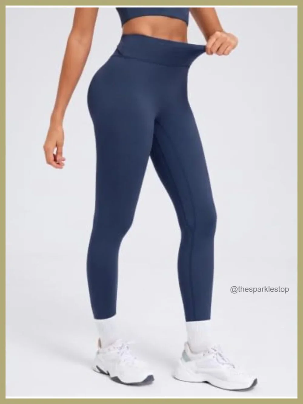 Buttery Soft High Waisted Leggings No Front Seam Twist Back Yoga Pants